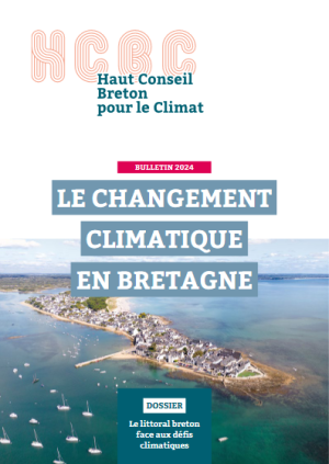 couv Bulletin 2024 Le changement climatique en Bretagne | Dossier : le littoral breton face aux défis climatiques