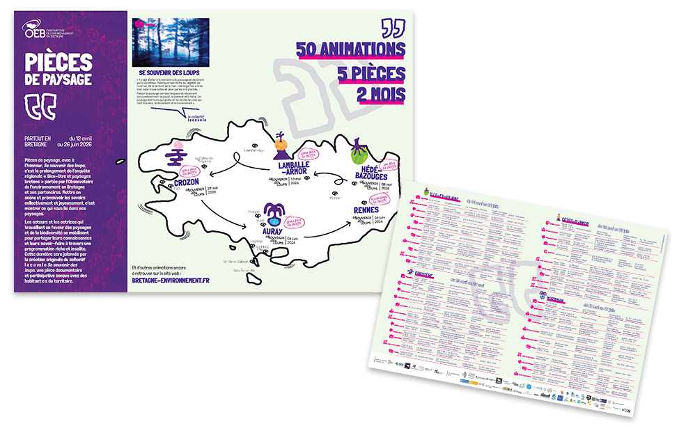 Poster Pièces de paysage