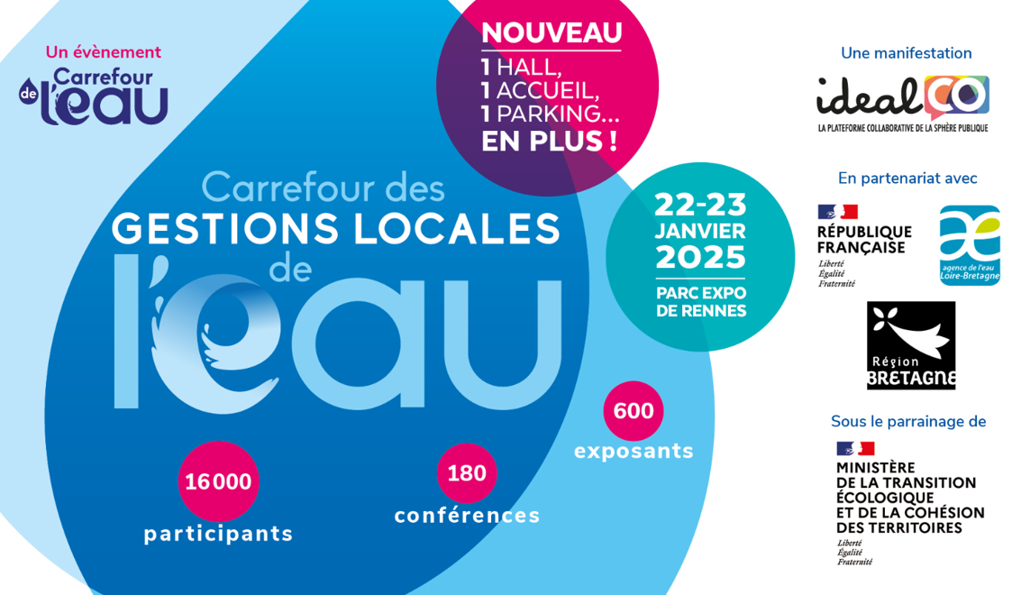 Affiche du Carrefour des gestions locales de l'eau