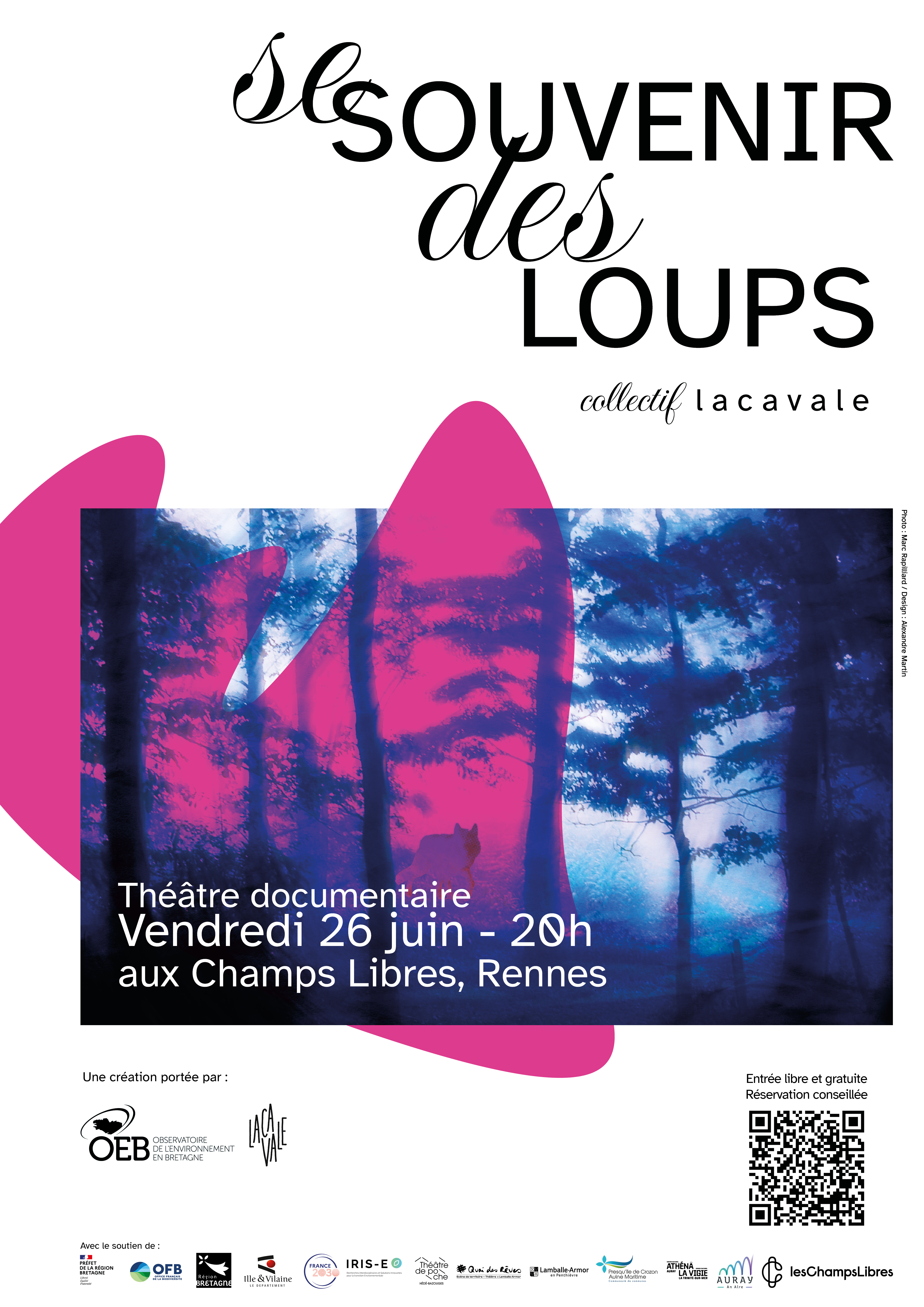affiche Se souvenir des loups en Bretagne