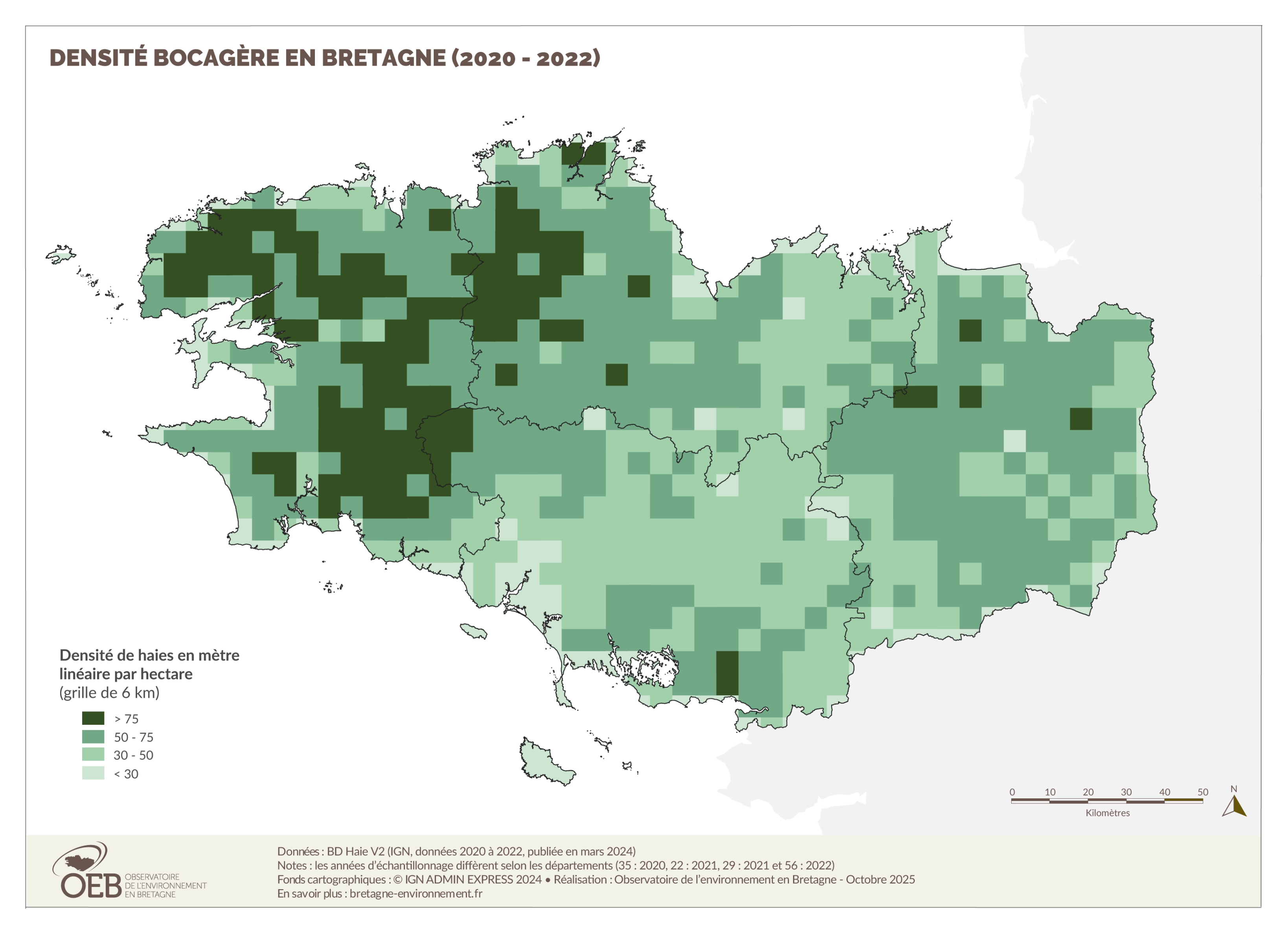 Les paysages bocagers en Bretagne (2008)