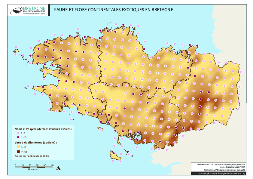 Faune et flore continentales exotiques