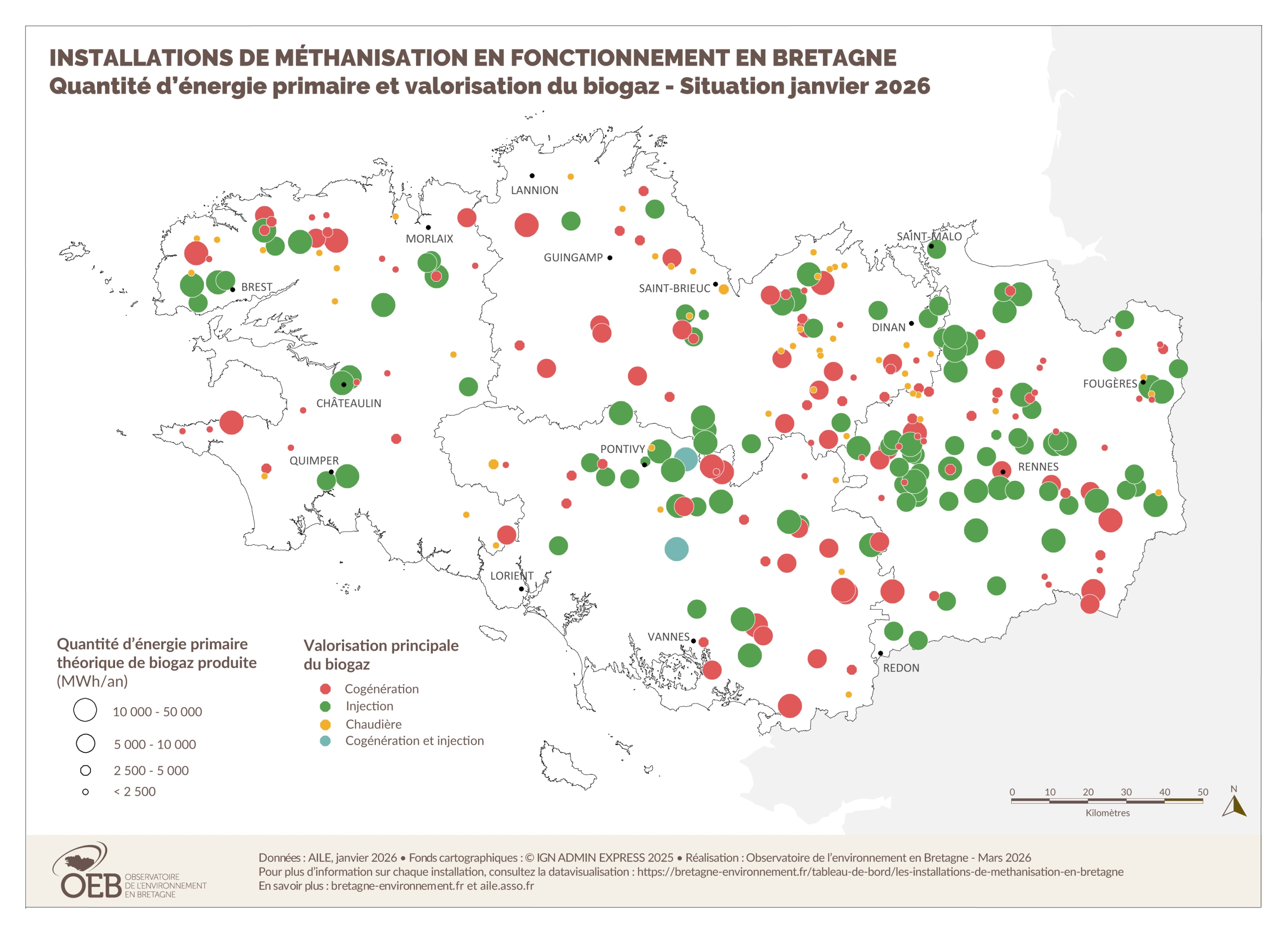  Installations de méthanisation en travaux et en projet - Type d'installation et hygiénisation - Situation janvier 2022