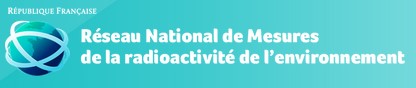 logo Réseau national de mesures de la radioactivité de l'environnement