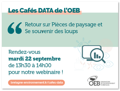 Webinaire Café DATA le 22 septembre 2026 Retour sur Pièces de paysage et Se souvenir des loups
