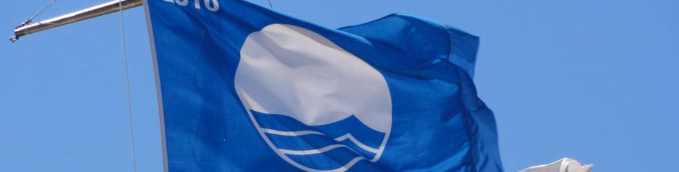 Photo drapeau logo pavillon bleu