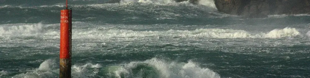 Tempête en bord de mer