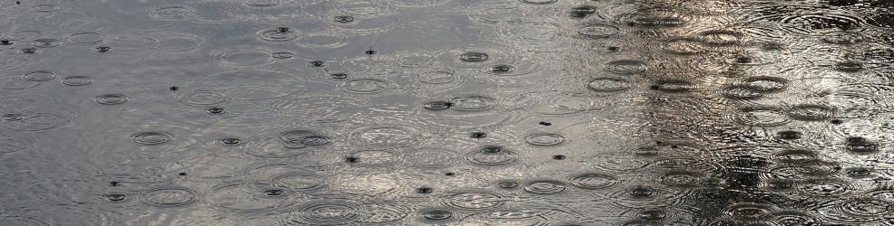 Pluie sur la route