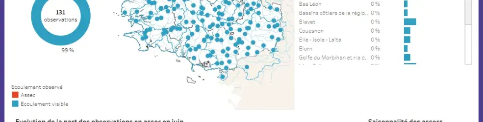 Aperçu du tableau de bord interactif