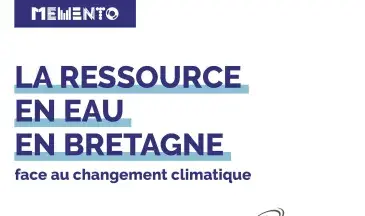 couv Mémento - La ressource en eau en Bretagne face au changement climatique - édition 2026