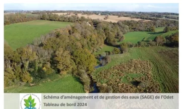 couv Tableau de bord du SAGE de l'Odet - bilan 2024