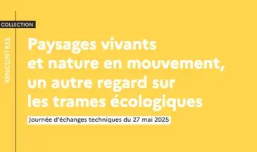 couv Paysages vivants et nature en mouvement, un autre regard sur les trames écologiques