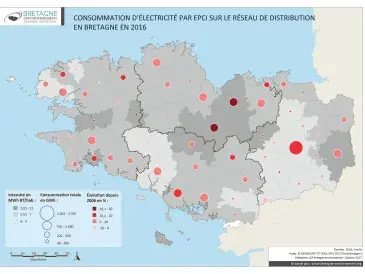 Consommation d'électricité en 2013
