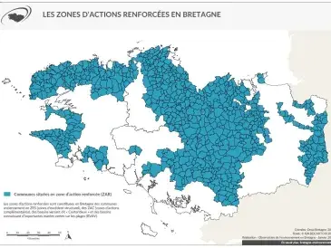 Délimitation des masses d'eau plan d'eau - Finistère