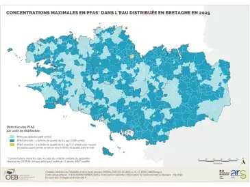 Nitrates dans les eaux destinées à la consommation humaine (EDCH) en 2024