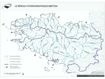 Réseau hydrographique breton