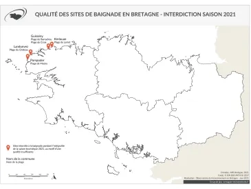 Qualité des eaux de baignade en Bretagne - Saison 2016