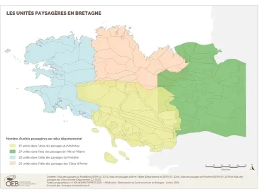 Les unités paysagères en Bretagne