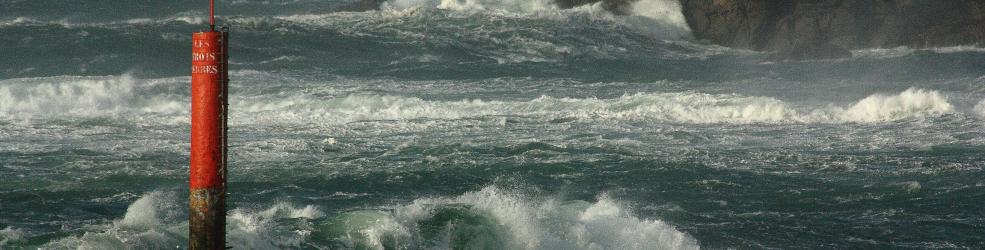 Tempête en bord de mer