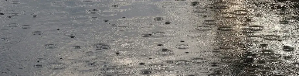 Pluie sur la route