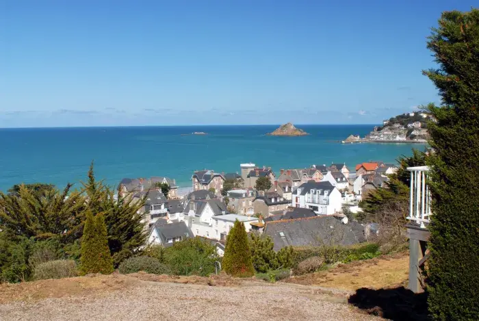 Photo Panorama maritime depuis la route