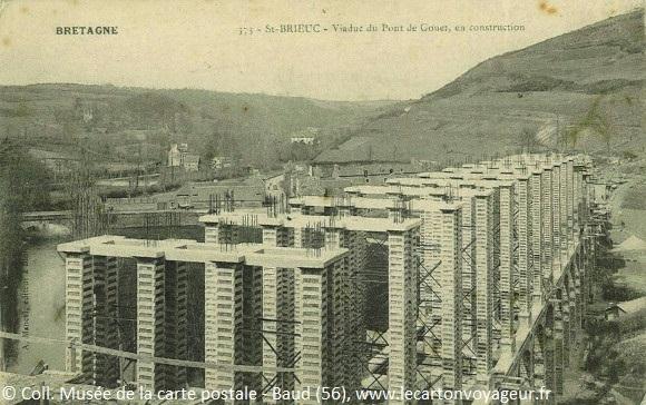 Carte postale ancienne - Infrasctructure Saint-Brieuc