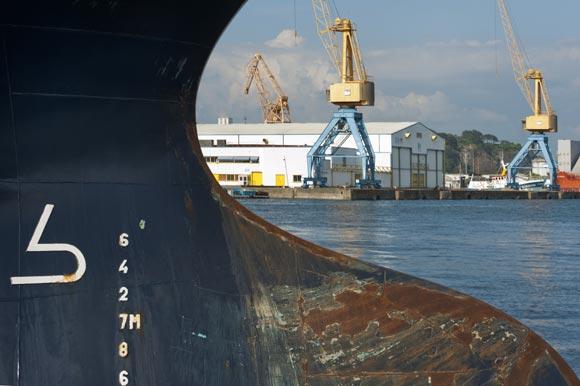 Photo Grues portuaires à Brest