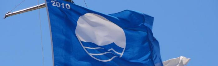 Photo drapeau logo pavillon bleu