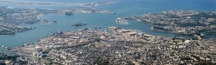 Photo littoral de Lorient est en zone basse.