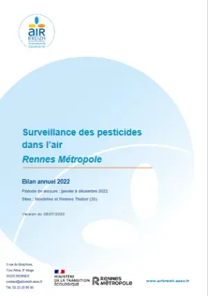 Surveillance des pesticides dans l'air