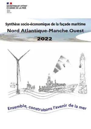 couv Synthèse socio-économique de la façade maritime Nord Atlantique Manche Ouest - édition 2023