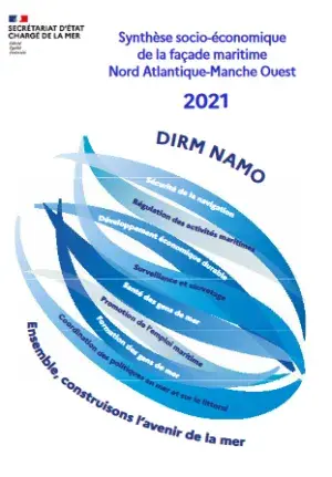 couv Synthèse socio-économique 2021 de la façade maritime Nord Atlantique Manche Ouest - édition 2022