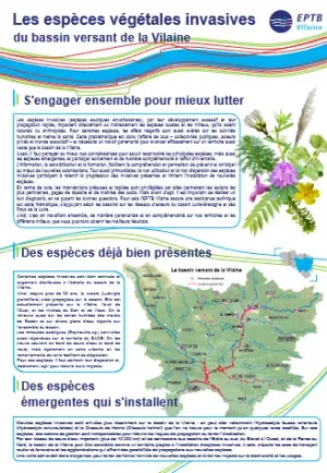 couv Les espèces végétales invasives du bassin versant de la Vilaine