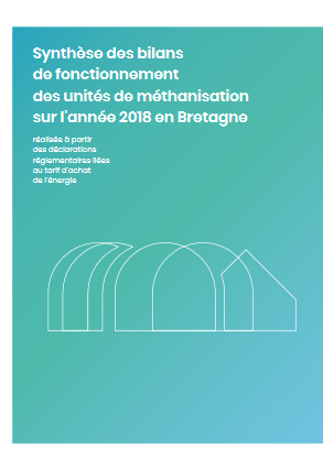 couv Synthèse des bilans de fonctionnement des unités de méthanisation sur l’année 2018 en Bretagne