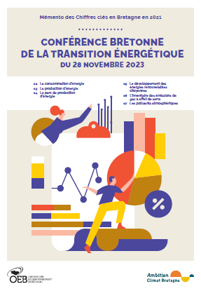 logo Mémento des Chiffres clés en Bretagne en 2021 - Conférence bretonne de la transition énergétique du 28 novembre 2023