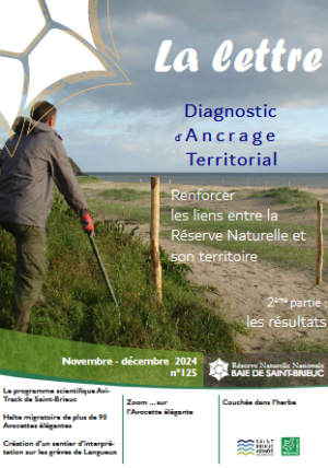 couv Lettre, Réserve naturelle de la baie de Saint-Brieuc n°125 - Renforcer les liens entre la Réserve Naturelle et son territoire 2e partie : Diagnostic d'ancrage Territorial