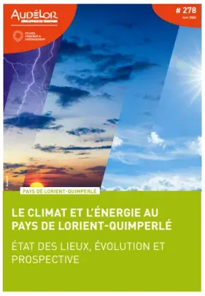 couv Climat et énergie au pays de Lorient-Quimperlé : état des lieux, évolution et prospective