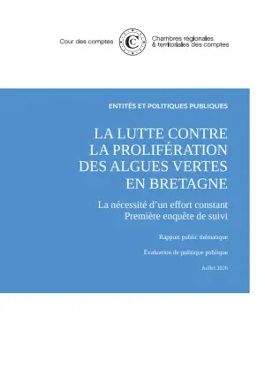couv La lutte contre les proliférations des algues vertes en Bretagne - La nécessité d’un effort constant.