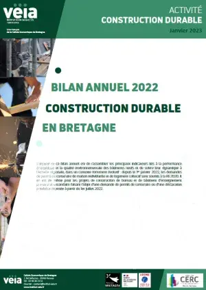 couv Bilan annuel 2022 de la construction durable en Bretagne