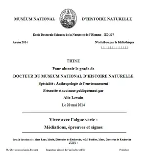 couv Vivre avec l'algue verte : médiations, épreuves et signes