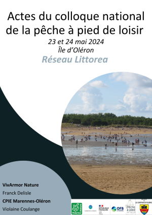 couv Actes du colloque national pêche à pied de loisir – 2024