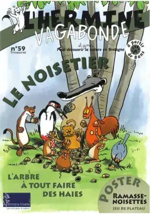 logo L'Hermine Vagabonde - n°59 - Le noisetier : l'arbre à tout faire des haies