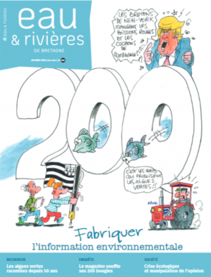 couv Eau & Rivières de Bretagne n°200 : Fabriquer l'information environnementale