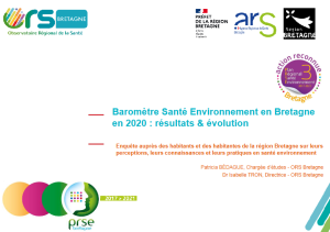 couv Baromètre santé environnement en Bretagne en 2020 : résultats & évolution