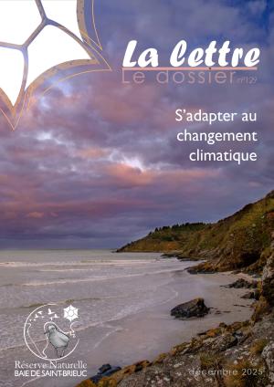 couv La lettre, Réserve naturelle de la baie de Saint-Brieuc n°129 - S'adapter au changement climatique