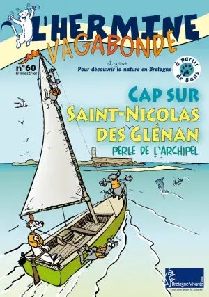 couv L'Hermine Vagabonde - n°60 - Cap sur Saint-Nicolas-des-Glénan, perle de l'archipel