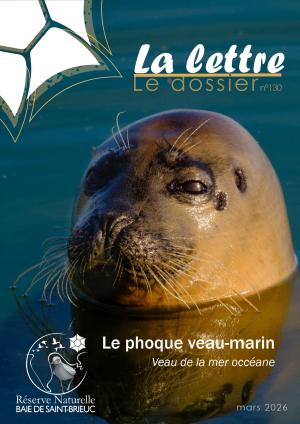 couv La lettre, Réserve naturelle de la baie de Saint-Brieuc n°130 - Le phoque veau-marin