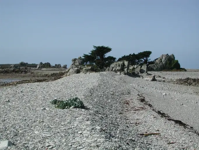 Photo Cordon de galets de l'île Illiec