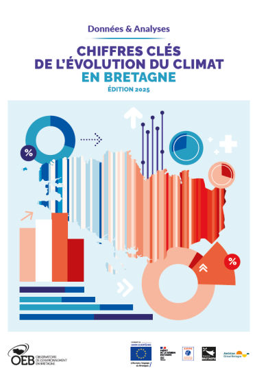 Couv Chiffres clés de l'évolution du climat en Bretagne - édition 2025