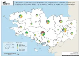 Estimation du gisement de DNDAE par type de déchets en 2016